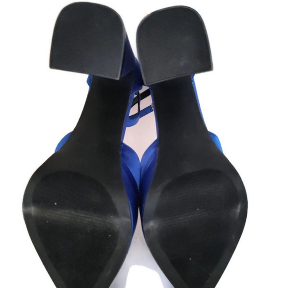 CAPE ROBBIN Snow White Sapphire Blue High Heels Platforms  Size 9 - Picture 3 of 5